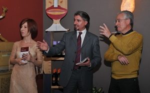 Da sinistra Chiara Bentivegna, Antonio Iacona e Pucci Giuffrida